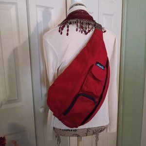 1622 Red KAVU Sling Bag Backpack